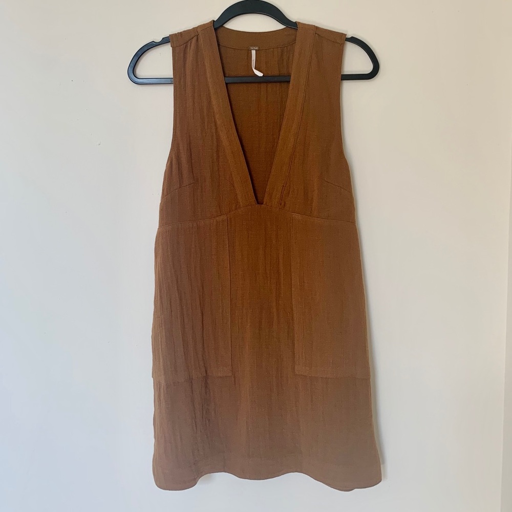 Free People Brown Mini Dress